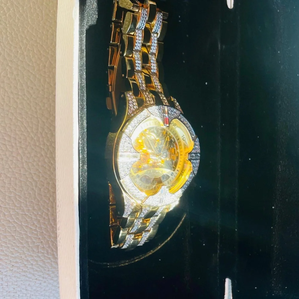 Elgin Stainless Steel Band Luxury Wristwatches